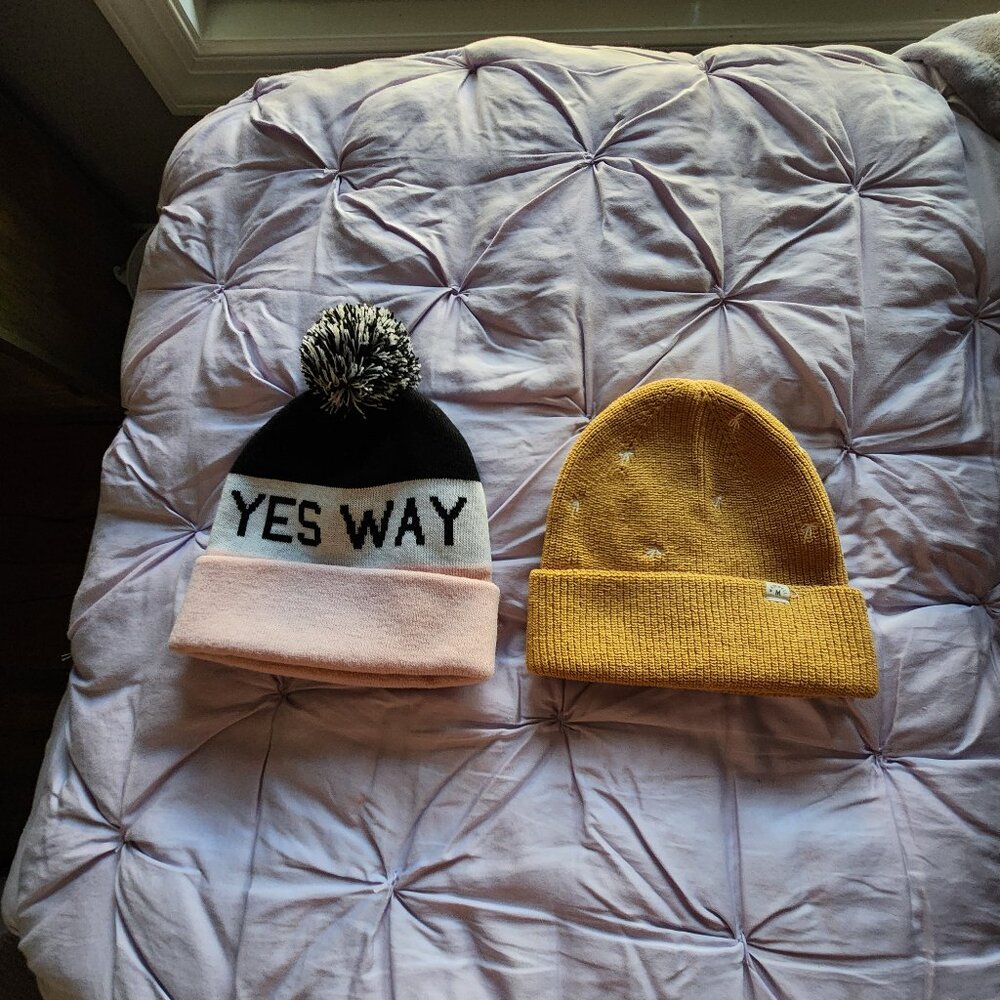 Madewell and yes way rose hats